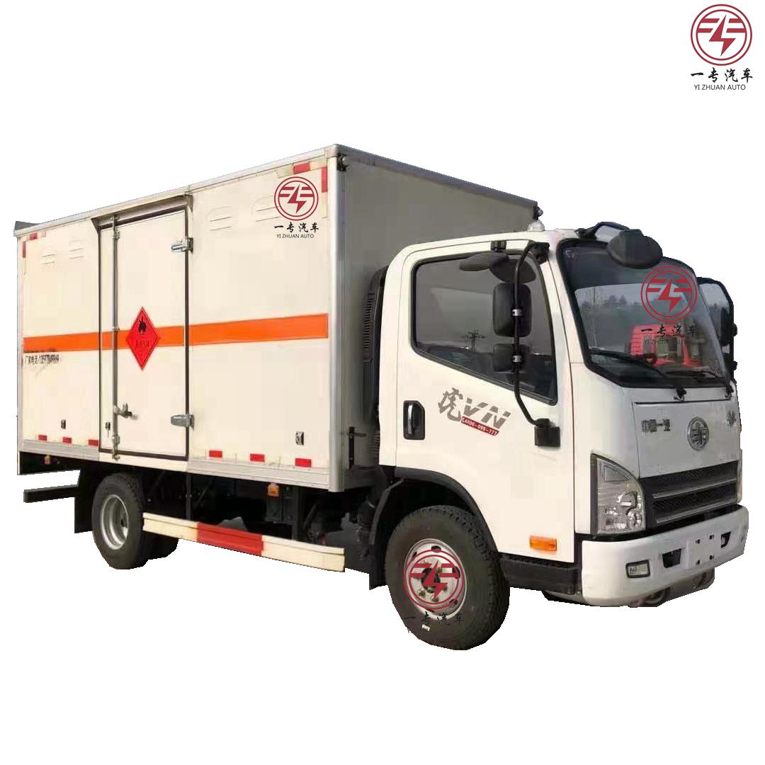 Small Box Cargo Truck 89HP LHD Mini Vans For Cargo Diesel Fuel Car with ABS within FAW