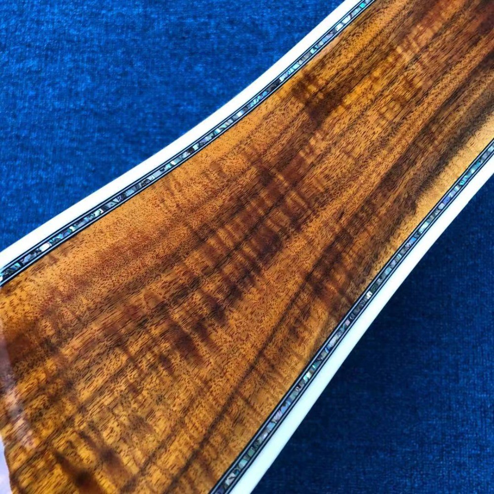 Real Abalone Inlay 41 Inch KOA Wood D45KC Classic Acoustic Guitar With Fishman 301 EQ
