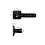 360° Fingerprint Entry Door Lock Aluminum Alloy For Home Apartments