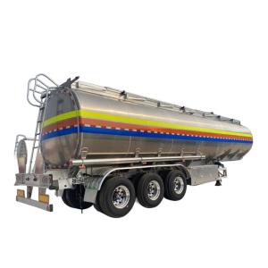 Quality 45000 Liters Diesel Oil Fuel Tanker Trailer Tri-Axle Tank Semi Trailer Manufacturer wholesale