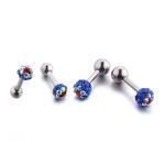 High quality shiny earrings fashion piercing jewelry polymer clay earrings