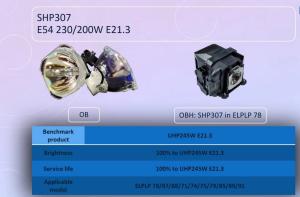 Quality Phoenix SHP307OB Projectors Bulbs For ELPLP71 ELPLP74 ELPLP75 ELPLP78 ELPLP79 ELPLP85 ELPLP87 ELPLP88 ELPLP89 ELPLP91 wholesale