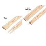 Custom Disposable Bamboo Chopsticks Natural Color A AB Grade for Restaurant