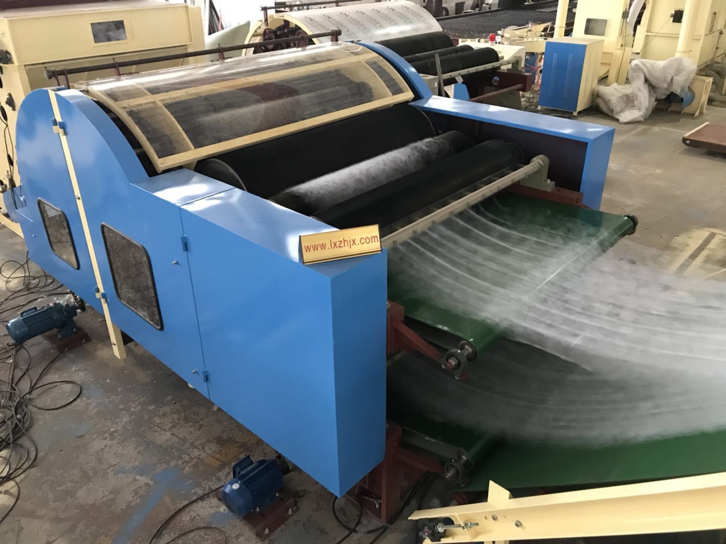 Garnett Nonwoven Carding Machine In Spinning Mills Textile For Sintepon Wadding