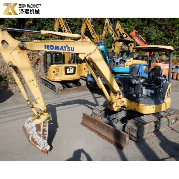 Used Japan Komatsu PC55MR PC55MR-2 Excavator 5.5Ton for Building and Agriculture Digging