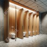 Restroom Dividers Support Customized Commercial Bathroom Partition Durable