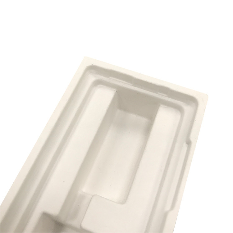Custom Wet Press Pulp Packaging Service Eco Friendly Paper Inner Tray Packaging