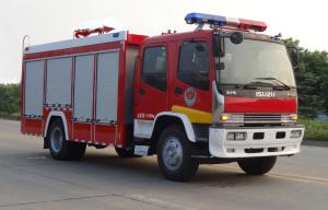 Quality Double Cabin Foam Fire Truck 177kw 4x2 For Fire Fighting Emergency Rescue wholesale