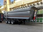 3 Axles 60t-80t Tipping Dump Truck Semi Trailer Hydraulic Tipper Truck Trailer