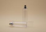 Easy Refill Plastic Fragrance Bottles Silver Collar White Nozzle Customized