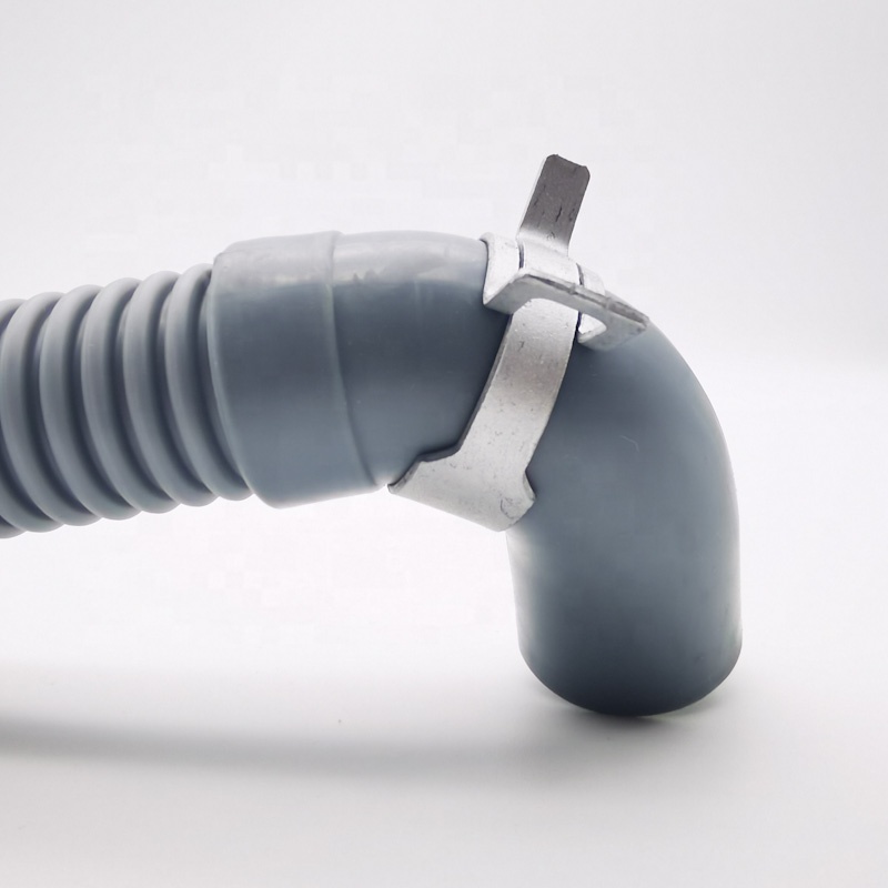Corrugated Washing Machine Drain Hose With Clamp Electric Power Source