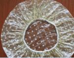 PE Clear Disposable Shower Caps , Disposable Plastic Hair Caps For Hotel /