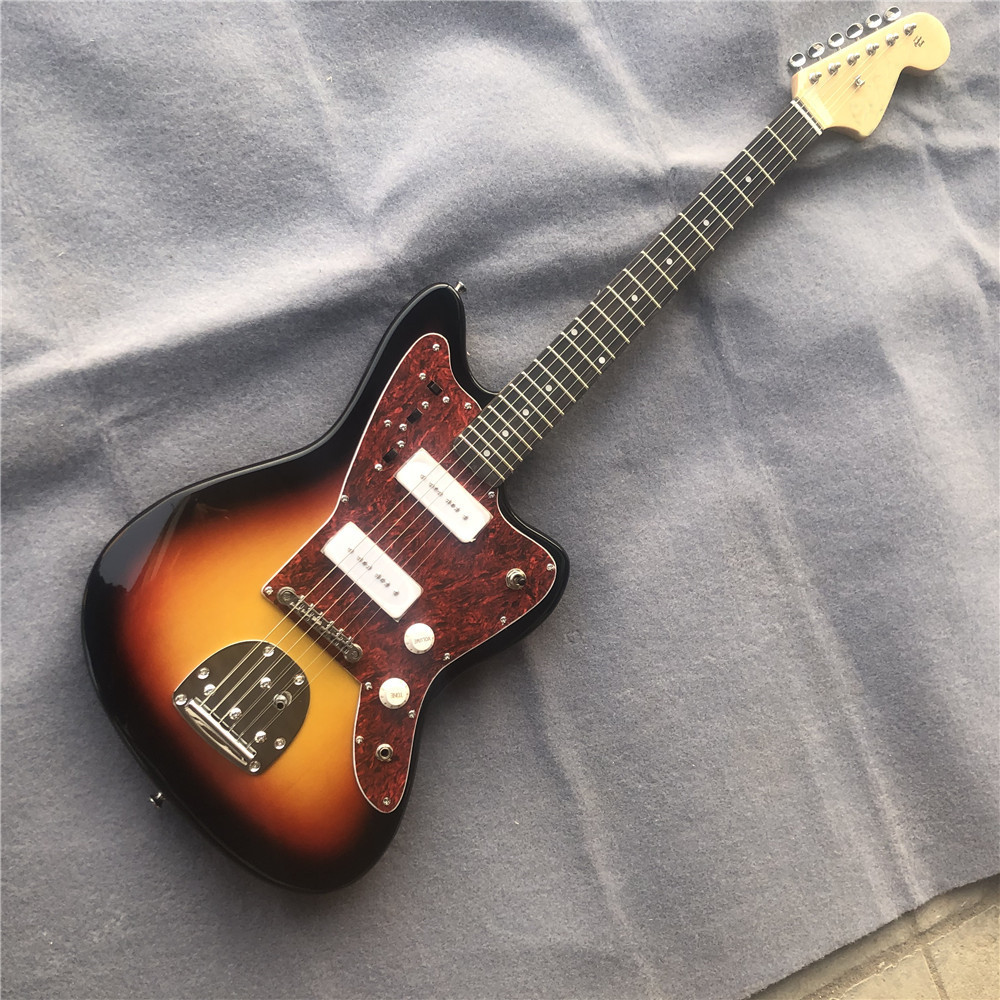 2019 custom made high quality JA Jazzmaster guitar Beautiful sunset Jaguar electric guitar free shipping