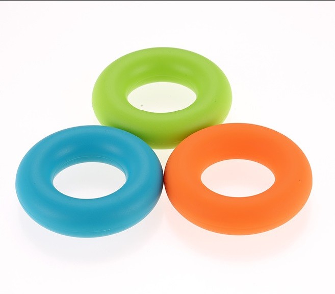1.8cm Forearm Silicone Forearm Exerciser Hand Grip Strengthener Of 3 Level Resistance