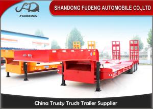 Quality FUWA / BPW Axle Low Bed Semi Trailer High Tensile Steel Q345B Material wholesale