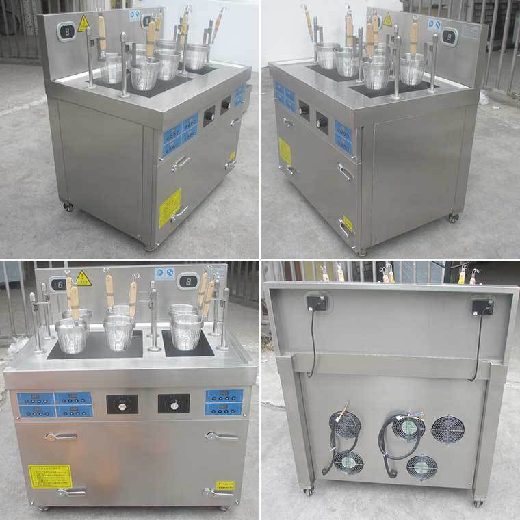 Automatic Restaurant Equipment Pasta Cooker 380V 15KW With 130mm Basket