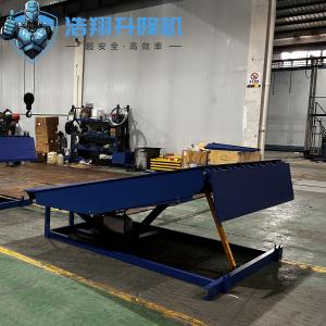 Quality 15T Blue Adjustable Height Hydraulic Truck Dock Leveler Loading Dock Lifts wholesale