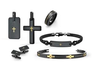 Quality Trendy Stainless Steel Jewelry Set For Men Rings And Bracelet wholesale