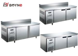 Quality Hotel Industrial Catering Fridge Glass Door Display Work Bench Freezer wholesale