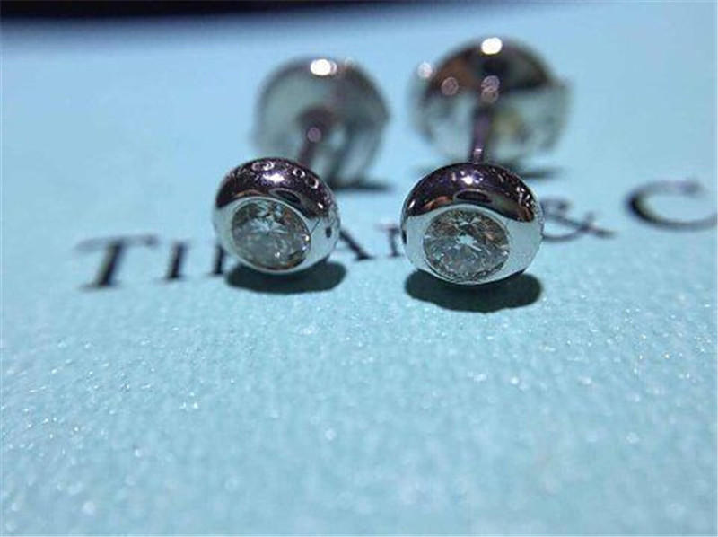 Luxury jewe factory Diamond Stud Earrings 18k gold white gold yellow gold rose gold diamond Earrings