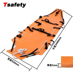 Quality Single Folding Stretcher Folding Vacuum Mattress Soft Stretcher for Emergency wholesale