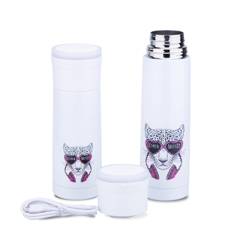 350ml/500ml Speaker Tumbler Blanks Stainless Steel Bottle Gifts Vacuum Water Bottles