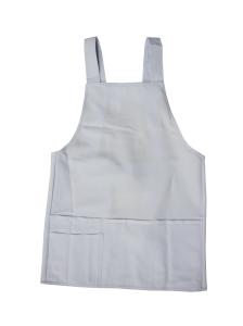Quality 195G Polyester 80% Cotton 20% Chef Works Bib Apron Light Blue With Buttons wholesale