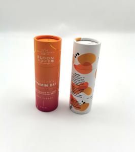 Quality Height 90mm Round Paper Tube Packaging Essential Oil Bottle Box wholesale