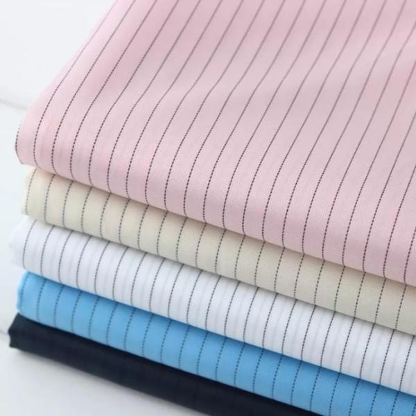 Cheap Waterproof Anti Static Fabric 100 Poly Cotton Material 125G/M2 Weight for sale