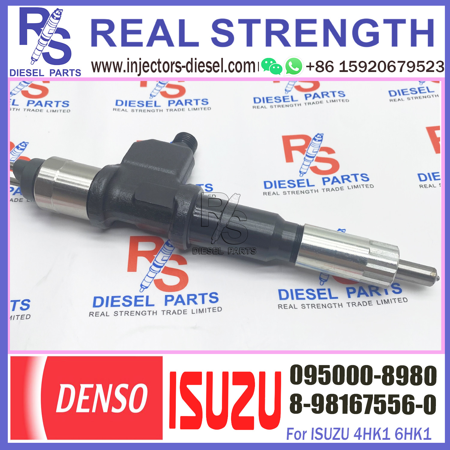 Diesel Fuel Common Rail Injector Replacement 095000-8980 8-98167556-2