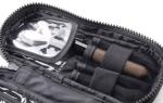 Nylon Cosmetic Cases Bags Cool Men Black Cosmetic Bags