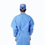 Anti Static Disposable Surgical Gowns Disposable Lab Coat Long Sleeves