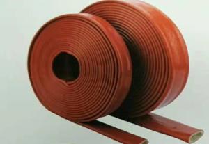 Quality Fire Proof Silicone Rubber Fiberglass Sleeving High Tenperature With Silicone Coated wholesale