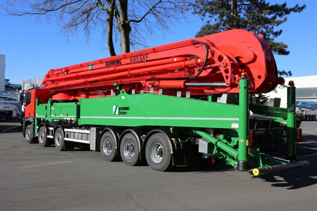 Good Condition Secondhand Concrete Pump Truck 65m Heavy Equipment Mercedes Benz