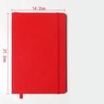 Leather Cover Soft Business Office Hardcover Student Gift Notebook with UV Color