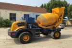 Building Concrete Mobile Mixer , Durable Small Size Concrete Mixer Machine