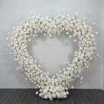 Stunning Heart-Shaped Flower Arch for Wedding Stage Props Beautiful Colorful