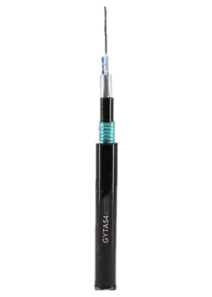48 Core Direct Burial Single Mode Fiber Cable , GYTA54 Outside Plant Fiber Optic