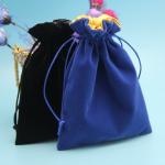 10 X 15cm Plain Fabric Jewelry Pouch , Eco Friendly Drawstring Coin Pouch