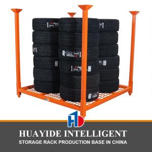 Quality B31 Portable Tire Rack Tire Stacking Rack 60 Inch Tire Racking Tire Storage Rack wholesale