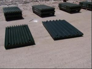 Quality Steel Crusher Wear Parts Jaw Plates For Jaw Crushers Application Mine Mill DF021 wholesale