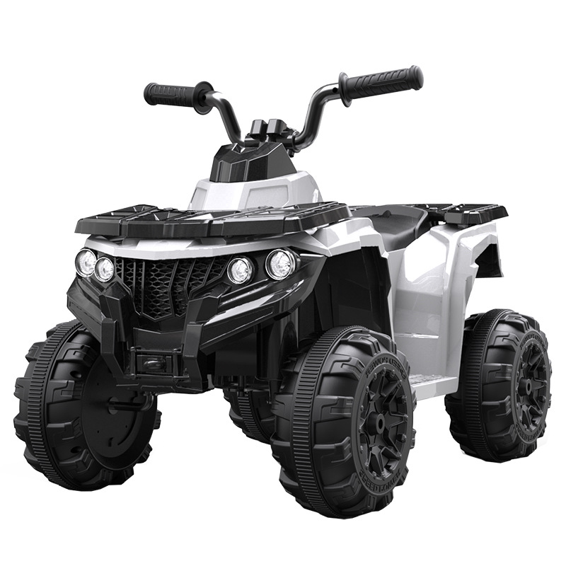 6v ATV Beach Car With Head Lights Rechargeable Electric Ride On Car for Kids 2-6 Years