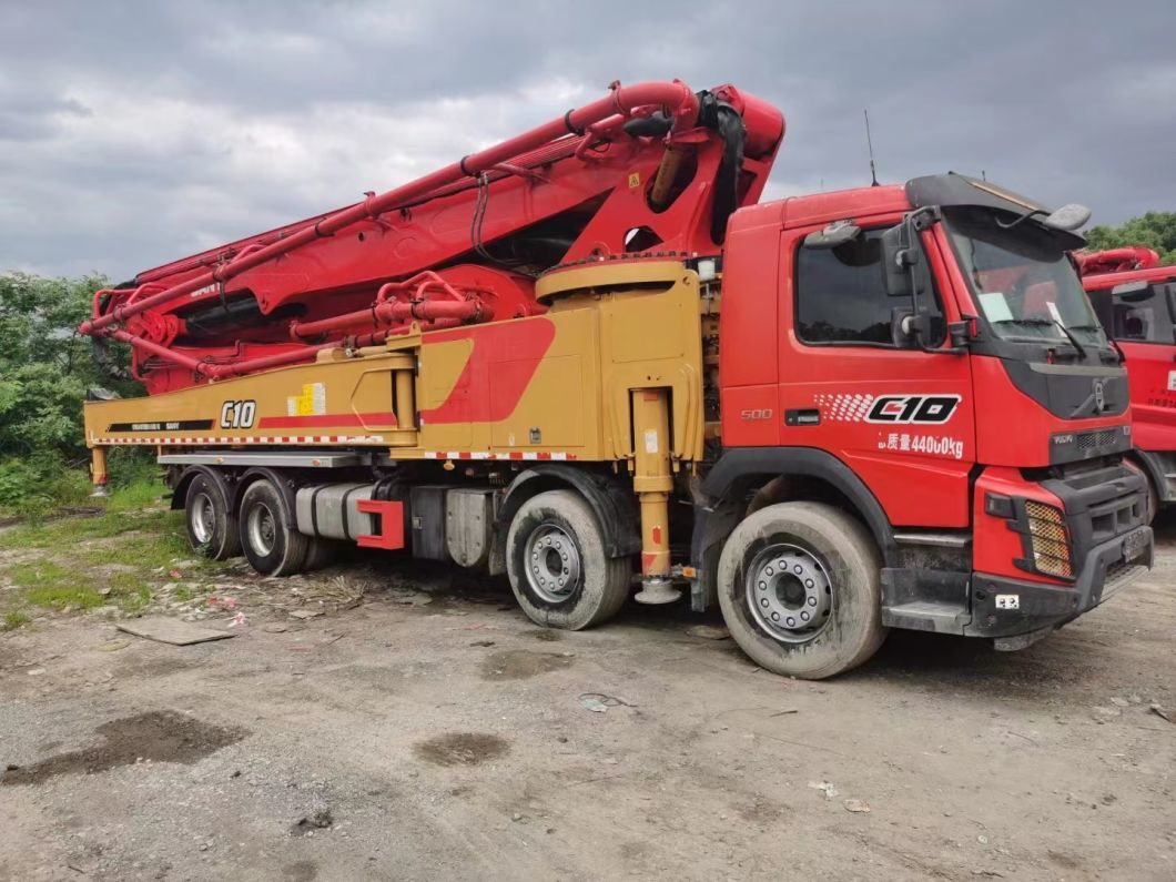 Perfect Original Condition Sy 62m Super Long Boom Pump Concrete Pump Ready Mix on Volvo Chassis