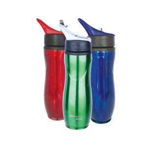 Quality 800ml Single wall SS sports bottle with loop lid classical style wholesale