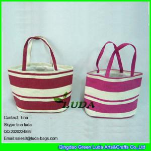 Quality LUDA striped small kids beach paper straw bag buy handbags online wholesale