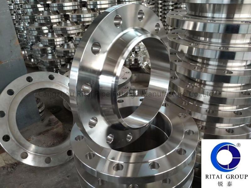 JIS PN10 Carbon Steel Flanged Fittings Flange WN ANSI 300 SO Black
