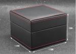 Eco - Friendly Plastic Watch Box PU Leather Outside Waterproof Environmentally