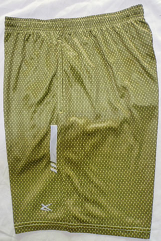 100% Polyester Olive Green Relaxed Fit Cargo Shorts Tracksuit Bottom Shorts for gym