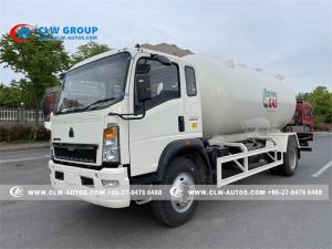 Quality Howo 4X2 RHD 15000 Liters Bobtail Propane Truck With Dispenser wholesale