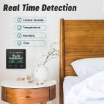 500g Smart Indoor CO2 Meter Detector Air Quality Monitor Wall Mounted